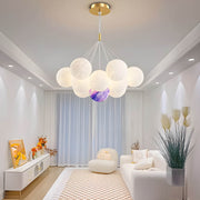 Thornfield Beam Acrylic Cluster Chandelier — gallery image 2