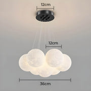 Thornfield Beam Acrylic Cluster Chandelier — gallery image 12