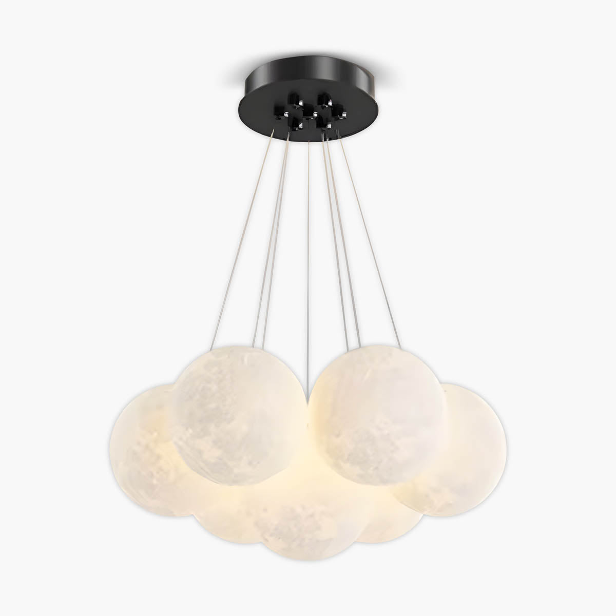 Thornfield Beam Acrylic Cluster Chandelier — gallery image 1