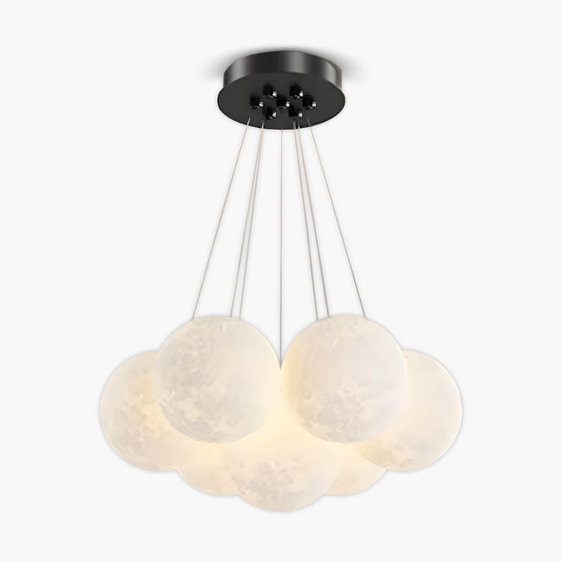 Thornfield Beam Acrylic Cluster Chandelier — gallery image 1
