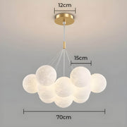 Thornfield Beam Acrylic Cluster Chandelier — gallery image 22