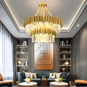 Elmwood Beam Crystal Chandelier — gallery image 4