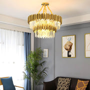 Elmwood Beam Crystal Chandelier — gallery image 5