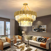 Elmwood Beam Crystal Chandelier — gallery image 3