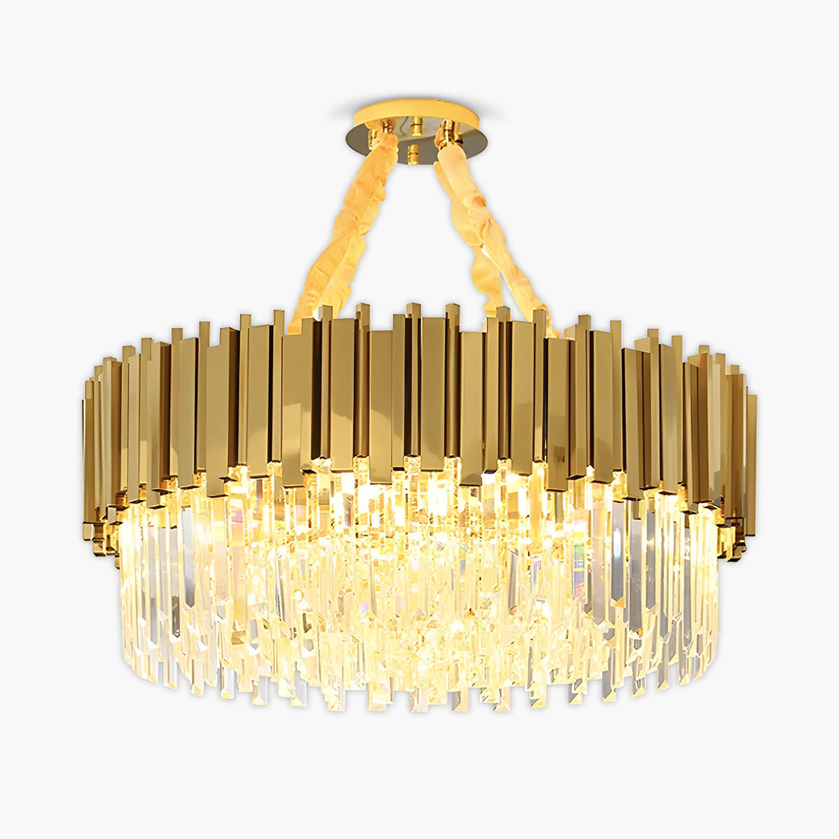 Elmwood Beam Crystal Chandelier — gallery image 1