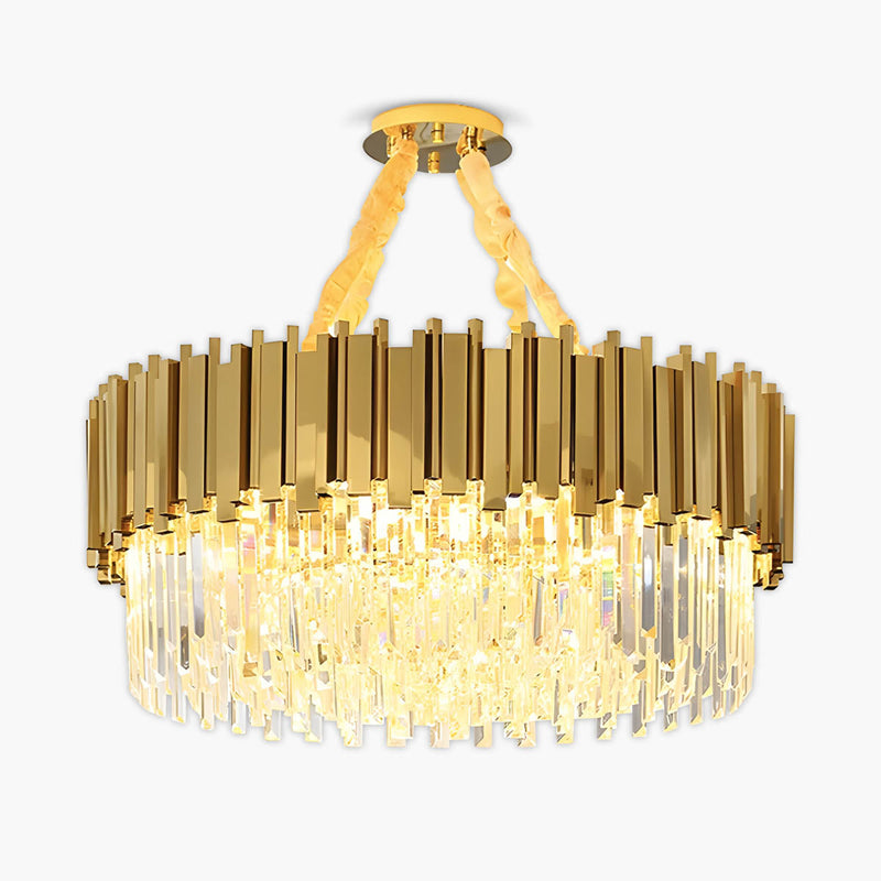 Elmwood Beam Crystal Chandelier — gallery image 1