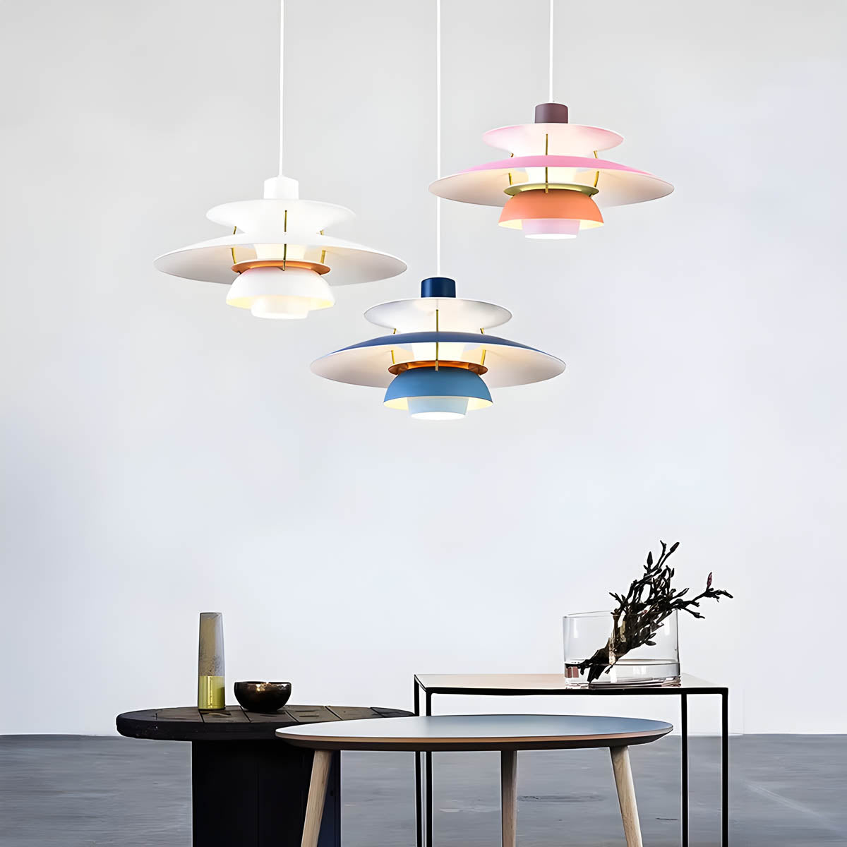 Beechwood Beam Aluminum Pendant Light — gallery image 4