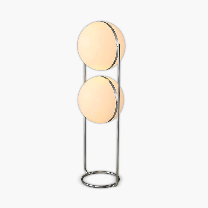 Bayberry Beam Stainless Steel Globe Floor Lamp — gallery image 1
