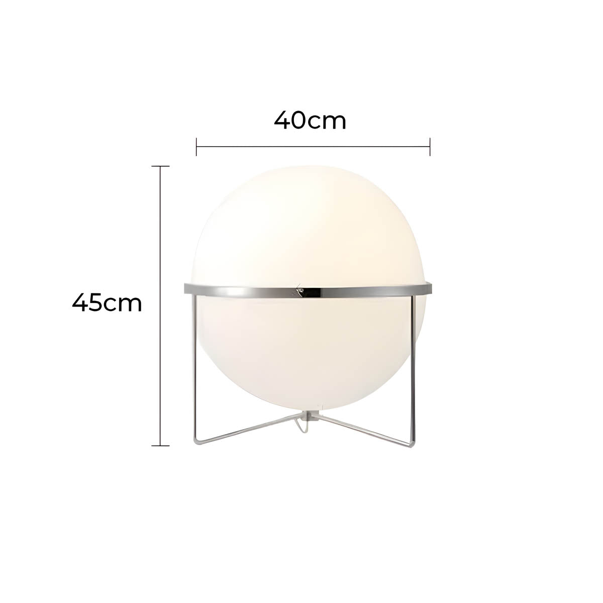 
Lámpara de pie tipo globo de acero inoxidable Bayberry Beam — foto 20