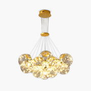 Laurelwood Beam Glass Chandelier — gallery image 1