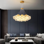 Laurelwood Beam Glass Chandelier — gallery image 2