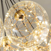Laurelwood Beam Glass Chandelier — gallery image 6