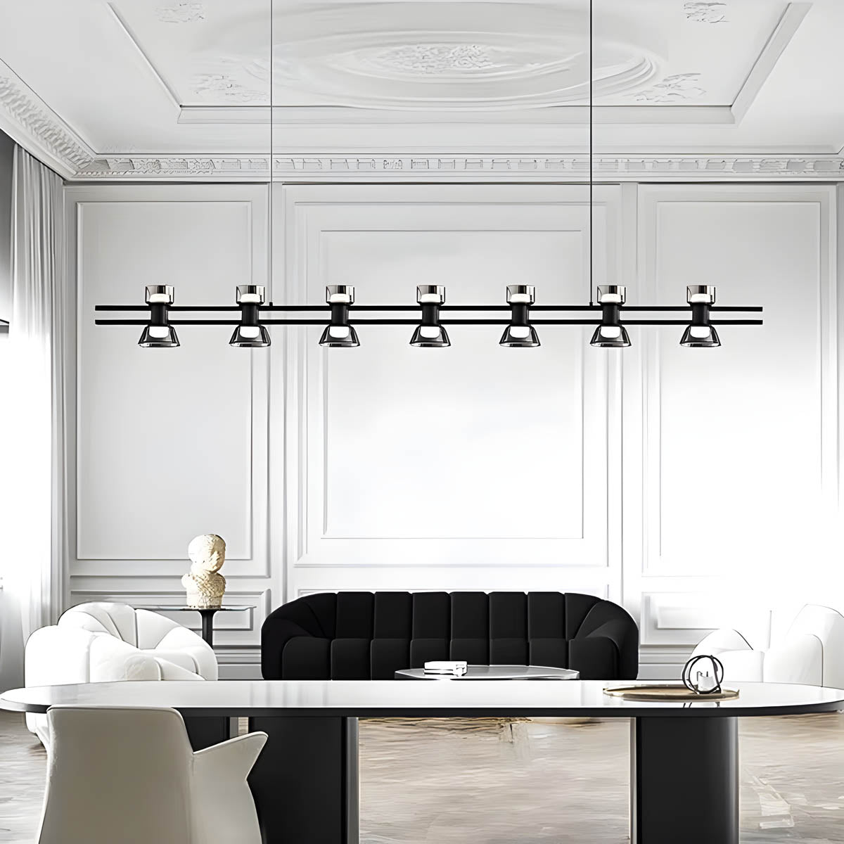 Redfern Beam Glass Pendant Light — gallery image 6