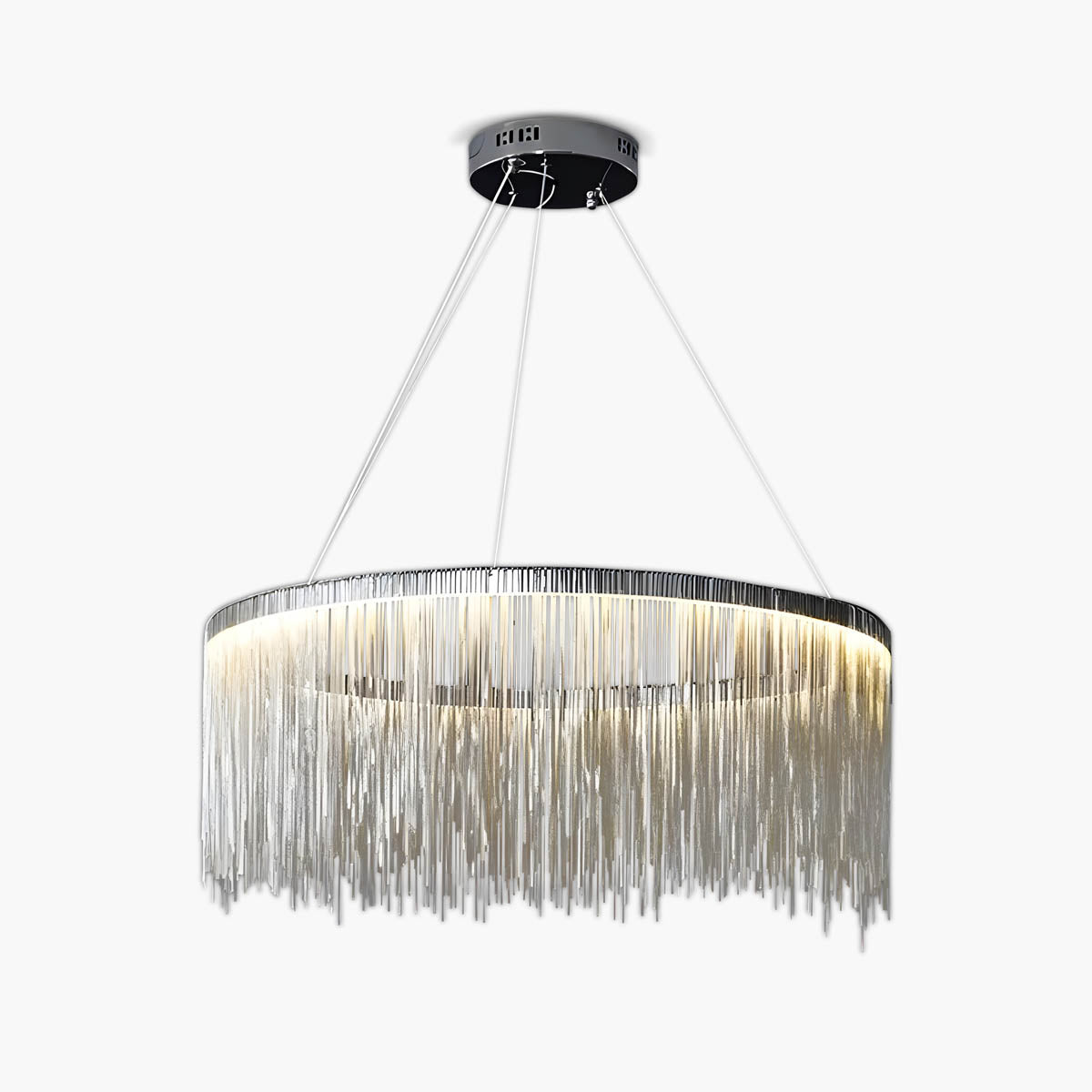 Kingsley Beam Aluminum Chandelier — gallery image 1