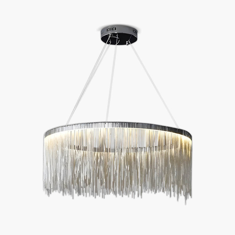 Kingsley Beam Aluminum Chandelier — gallery image 1