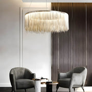 Kingsley Beam Aluminum Chandelier — gallery image 5