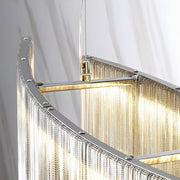 Kingsley Beam Aluminum Chandelier — gallery image 12