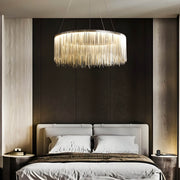 Kingsley Beam Aluminum Chandelier — gallery image 6