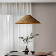 Riverton Beam Rattan Pendant Light — gallery image 2