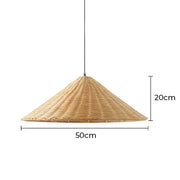 Riverton Beam Rattan Pendant Light — gallery image 18