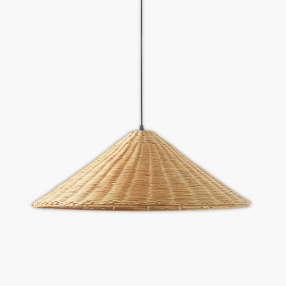 Riverton Beam Rattan Pendant Light — gallery image 1