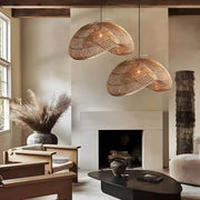 Brookfield Beam Rattan Chandelier — gallery image 10