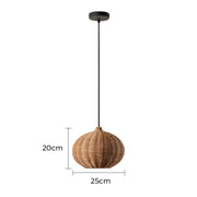 Wildwood Beam Rattan Chandelier — gallery image 18