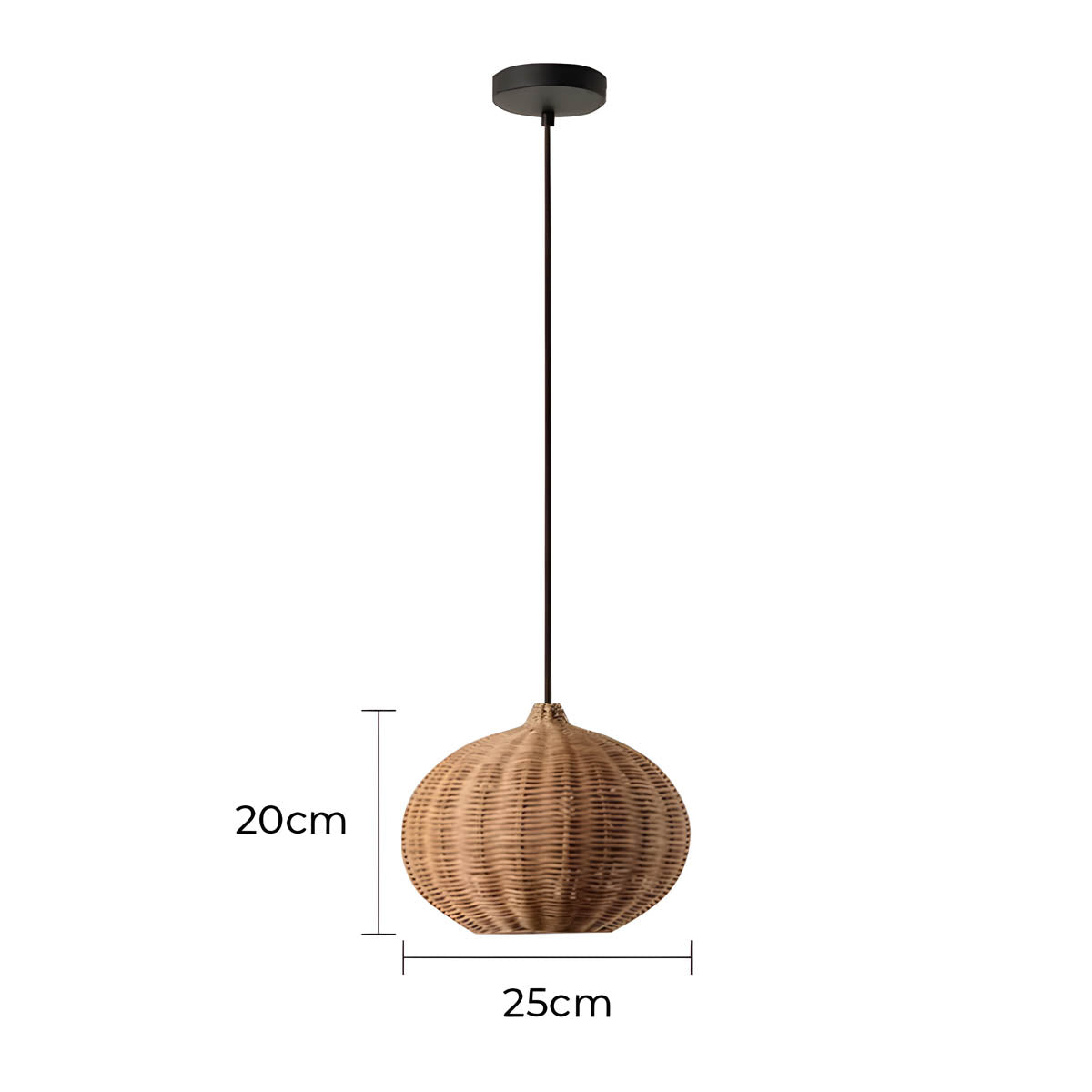 Wildwood Beam Rattan Chandelier — gallery image 18