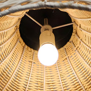 Wildwood Beam Rattan Chandelier — gallery image 11