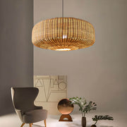 Wildwood Beam Rattan Chandelier — gallery image 8