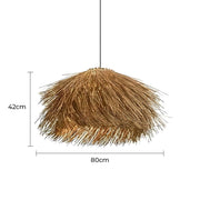 Eastmere Beam Rattan Pendant Light — gallery image 18