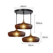 Northwick Beam Wood Chandelier — gallery image 17