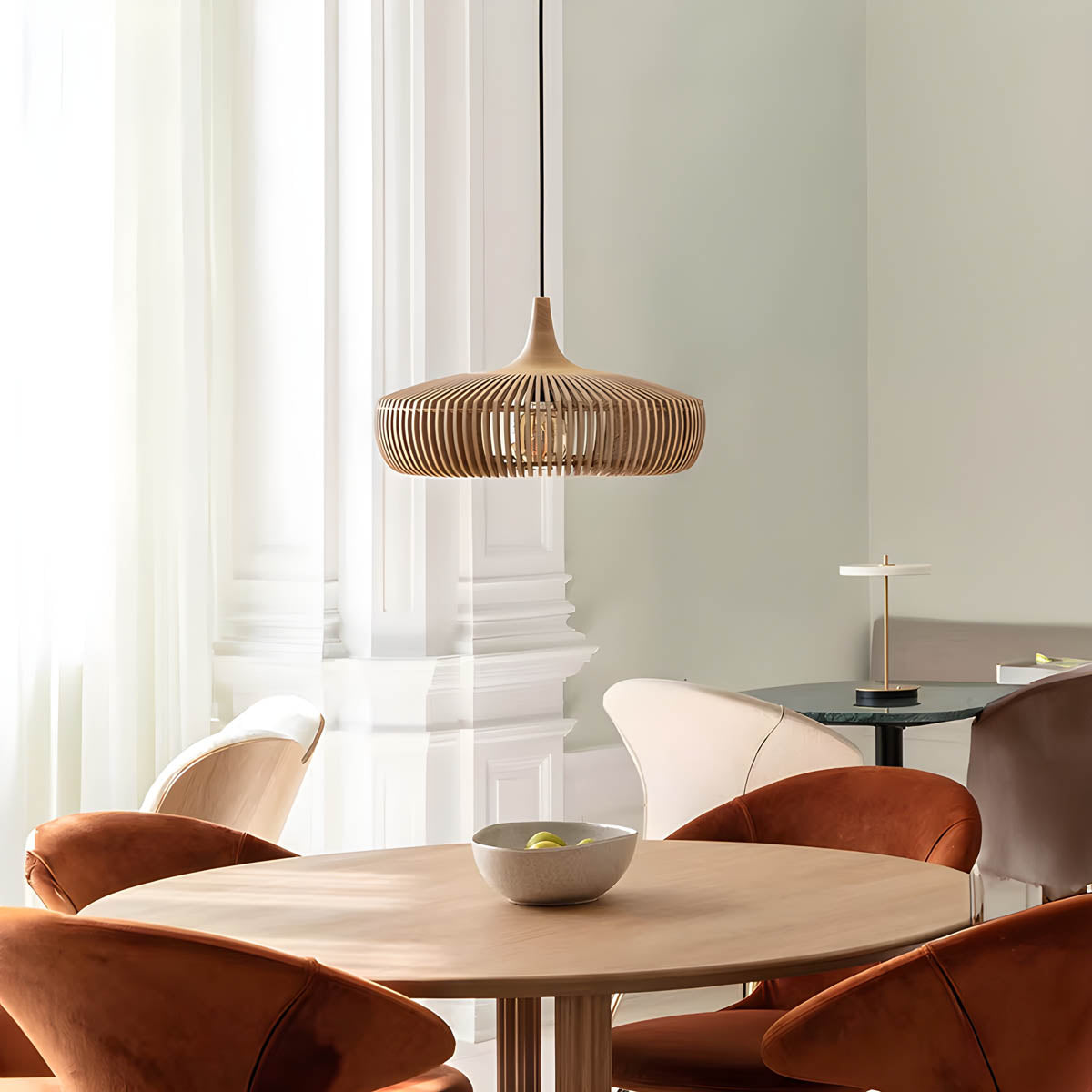 Northwick Beam Wood Chandelier — gallery image 7