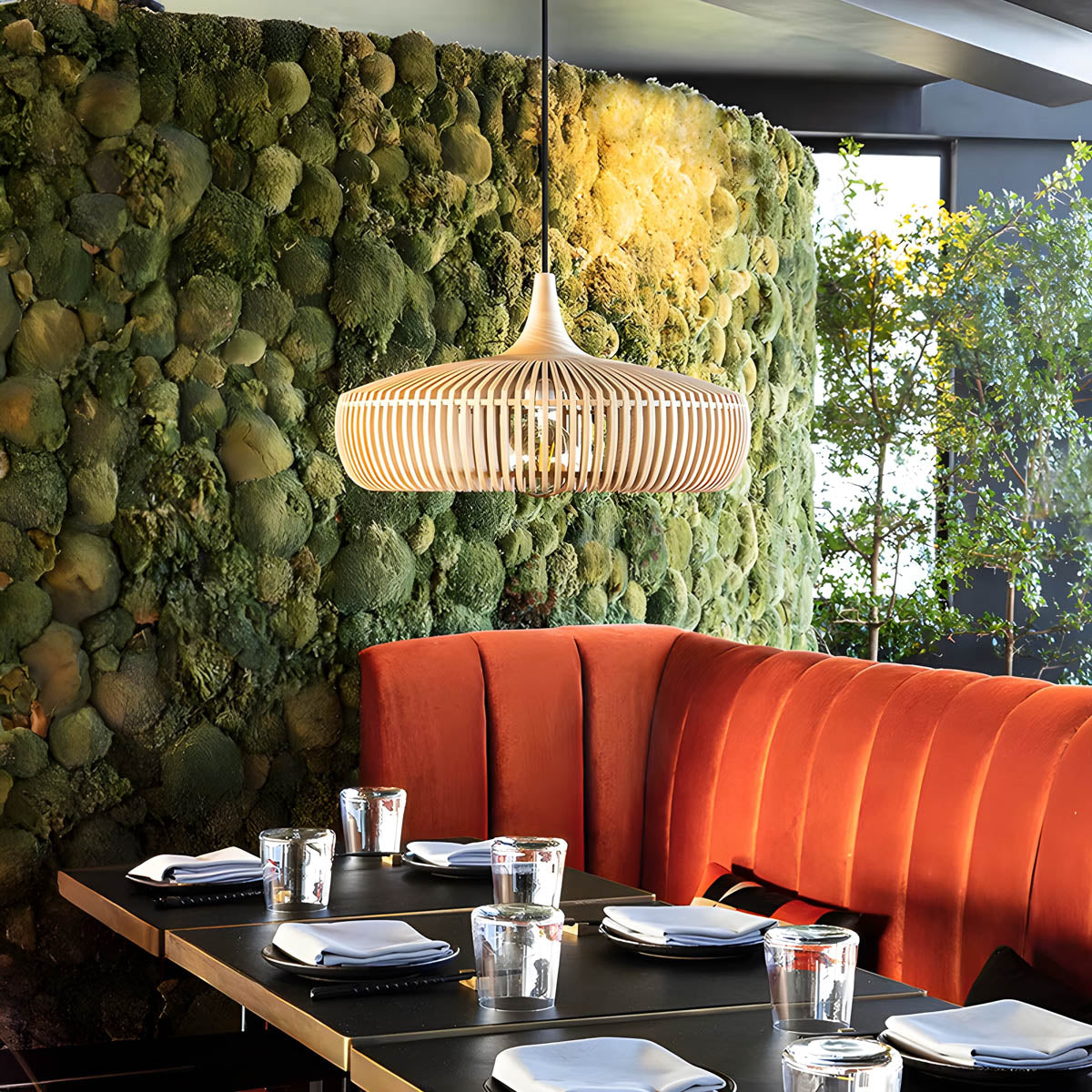 Northwick Beam Wood Chandelier — gallery image 3