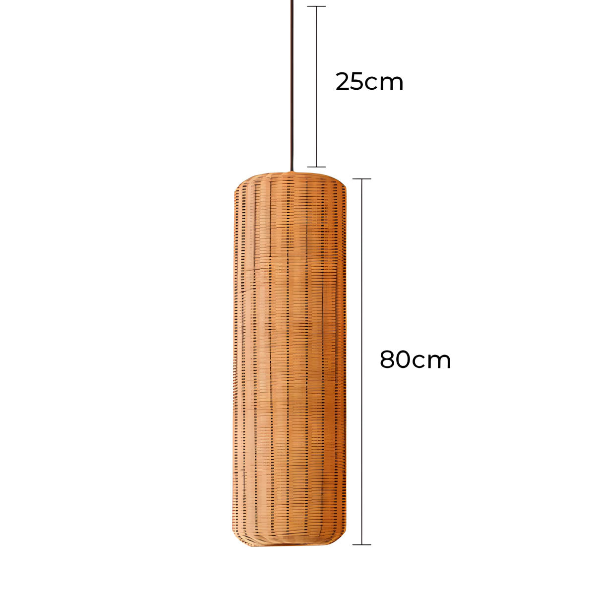 Westcott Beam Rattan Pendant Light — gallery image 10