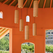 Westcott Beam Rattan Pendant Light — gallery image 7