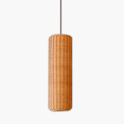 Westcott Beam Rattan Pendant Light — gallery image 1
