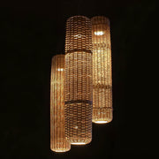 Westcott Beam Rattan Pendant Light — gallery image 3