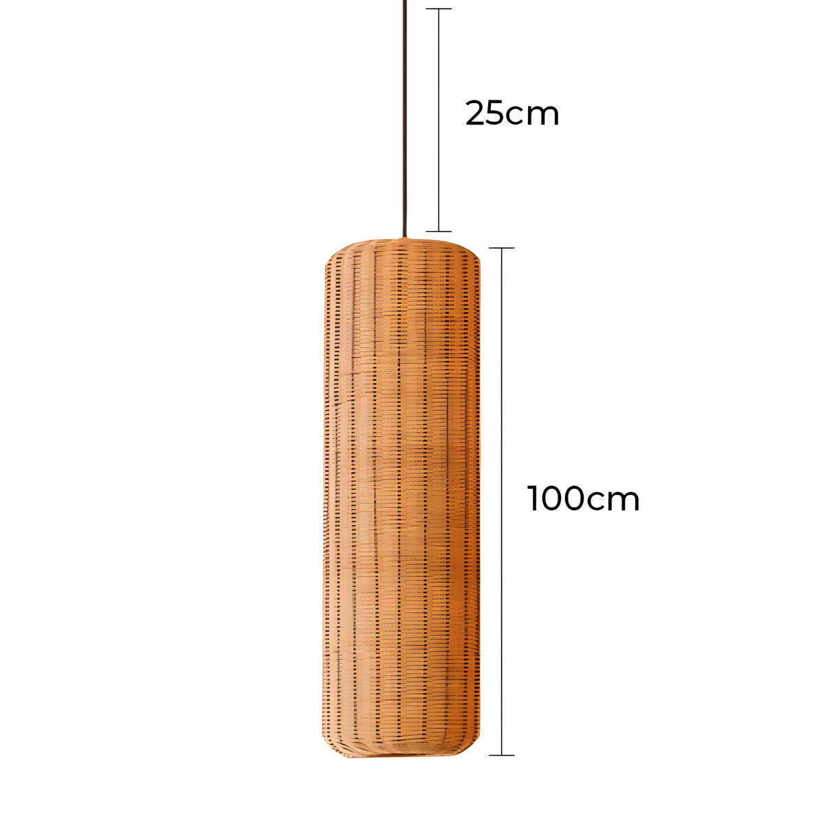 Westcott Beam Rattan Pendant Light — gallery image 11