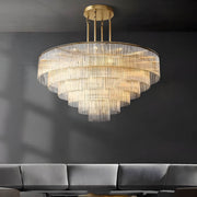 Briarley Beam Glass Chandelier — gallery image 2