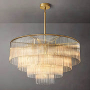 Briarley Beam Glass Chandelier — gallery image 7