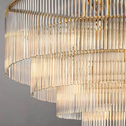 Briarley Beam Glass Chandelier — gallery image 9