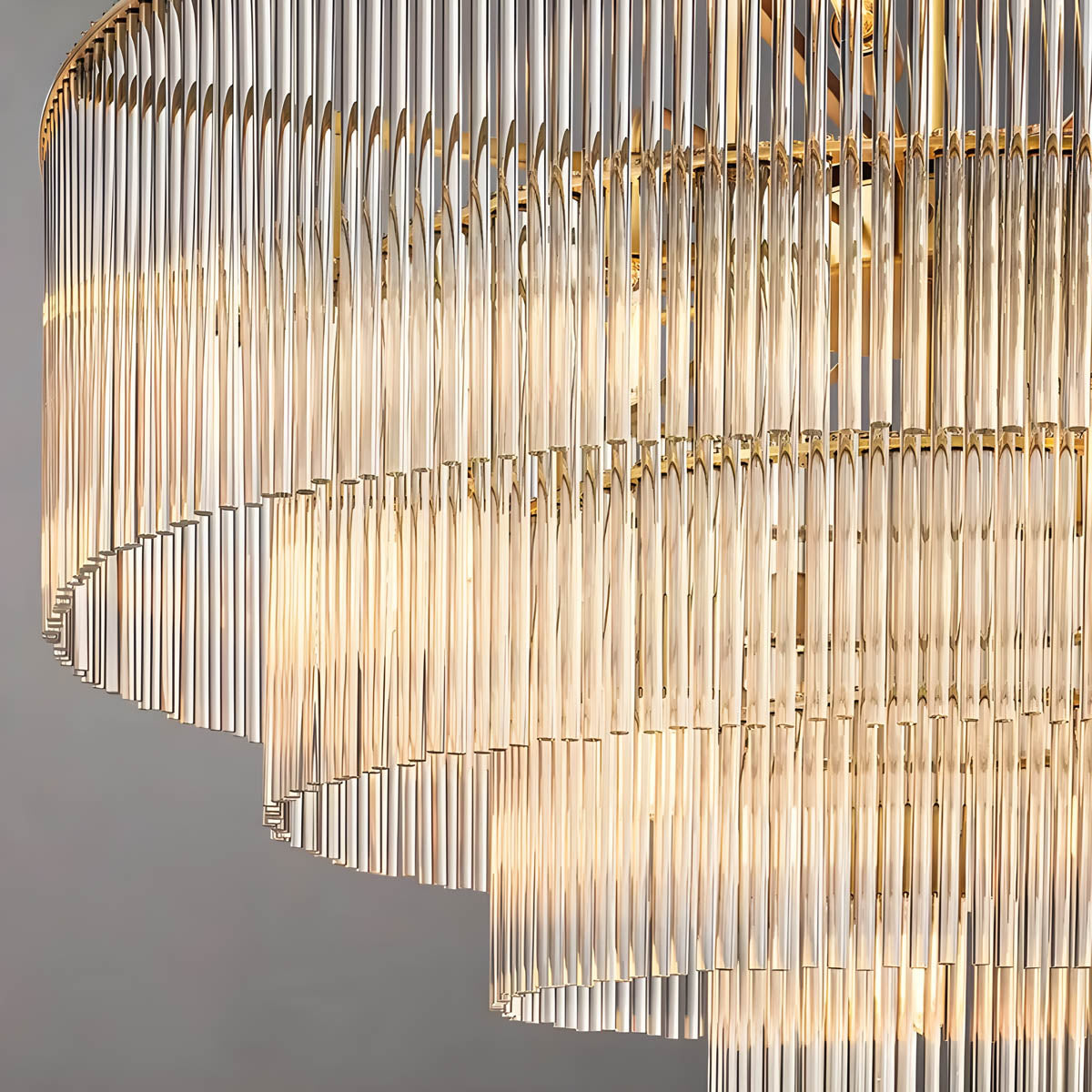 Briarley Beam Glass Chandelier — gallery image 9