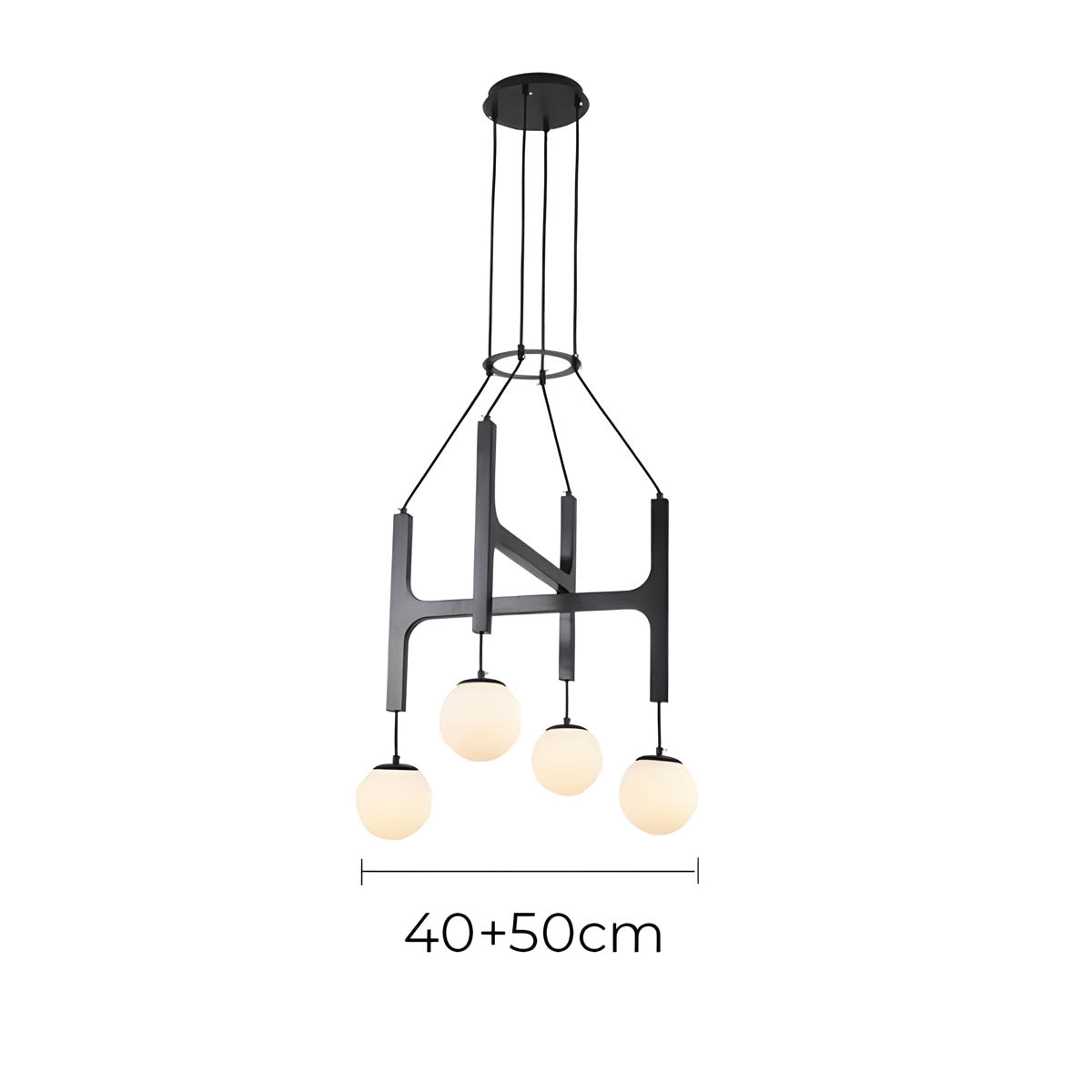 
Candelabro de madera con viga Cranford — foto 15