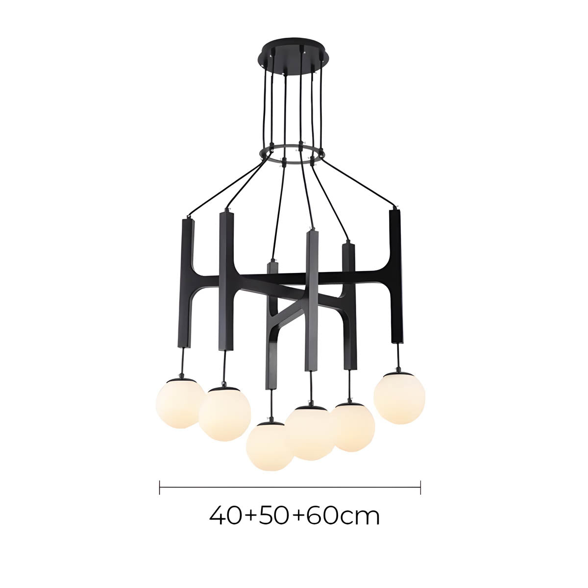 
Candelabro de madera con viga Cranford — foto 19