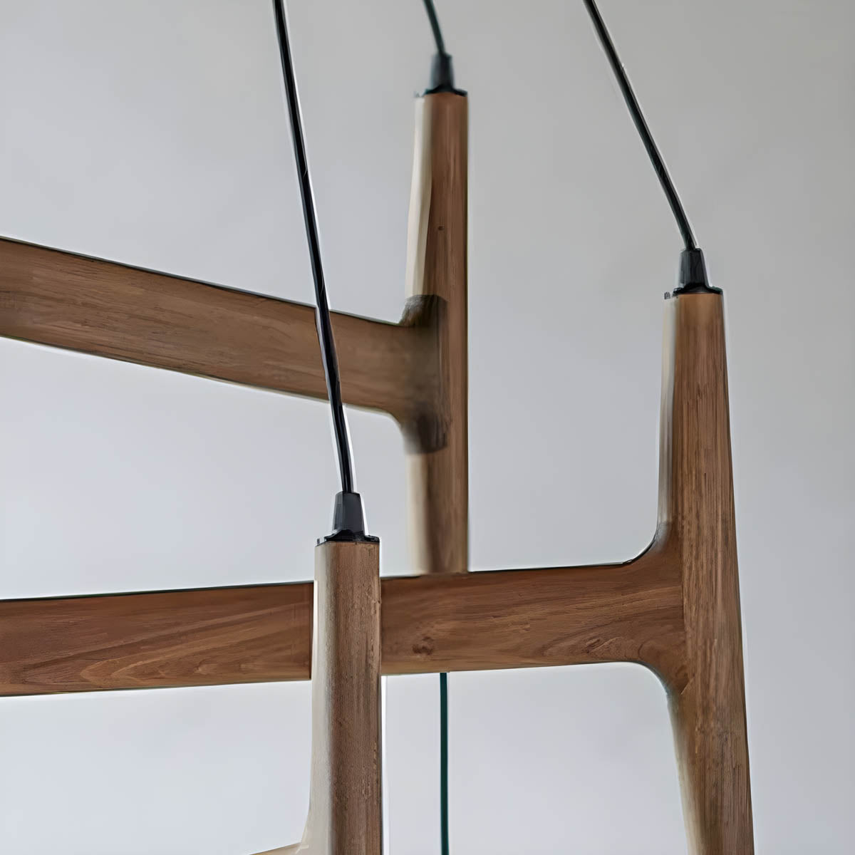 
Candelabro de madera con viga Cranford — foto 17