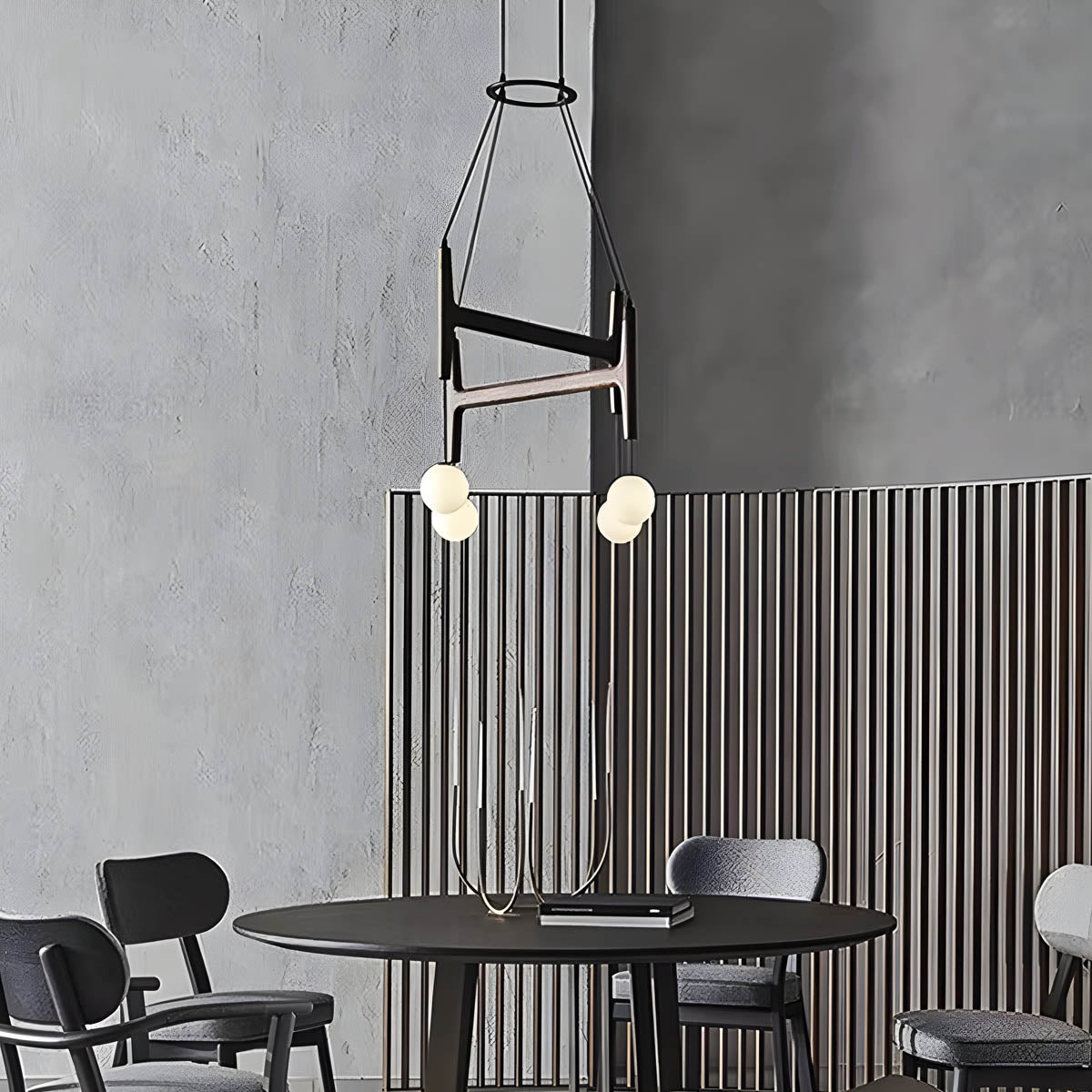 
Candelabro de madera con viga Cranford — foto 4