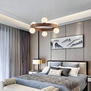 Fernwood Beam Wood Chandelier — gallery image 7