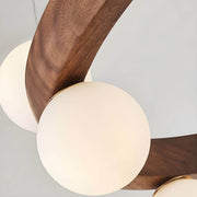 Fernwood Beam Wood Chandelier — gallery image 10