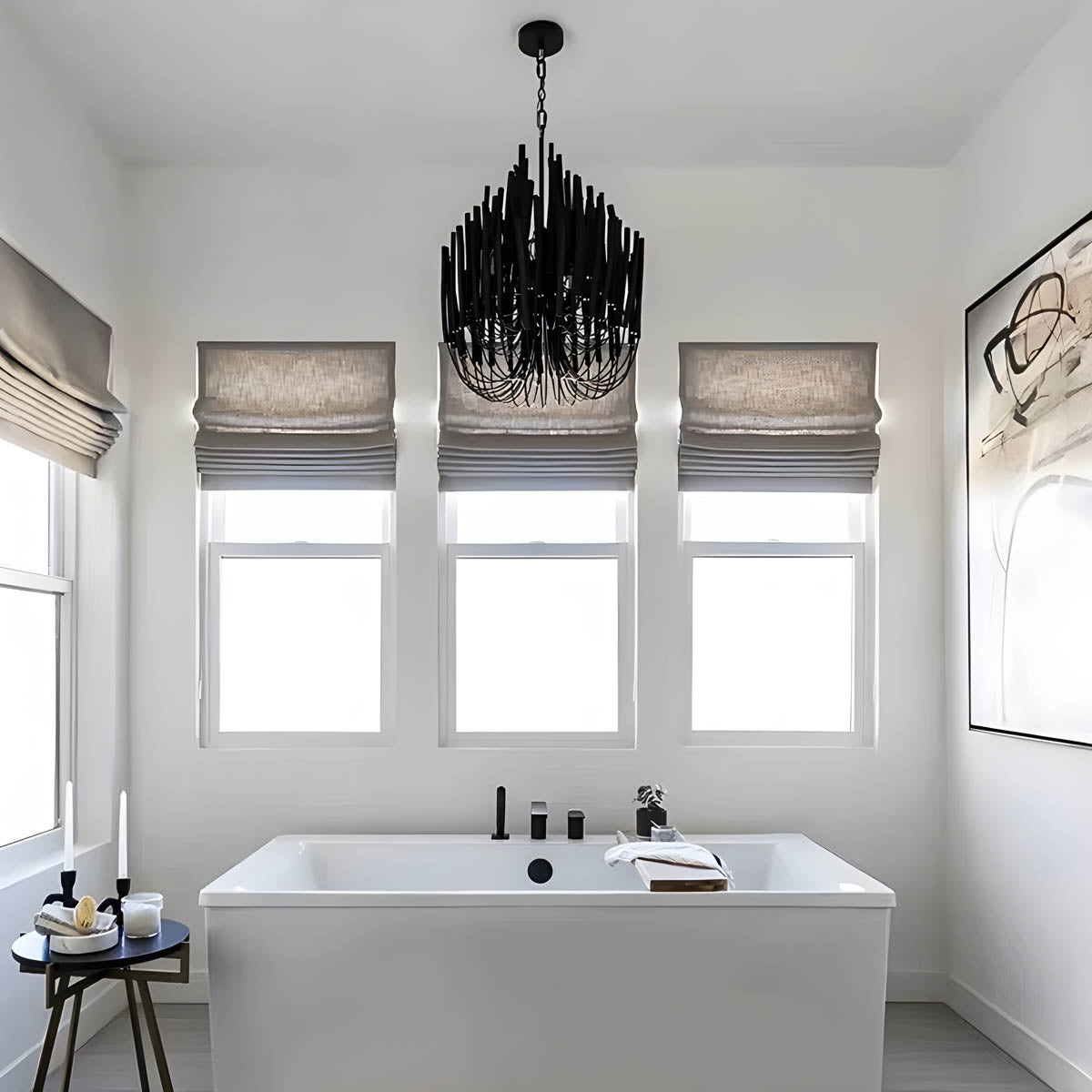 Hartley Beam Wood Chandelier — gallery image 8